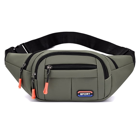 Canada Day Kcavykas Back to School Season, Waist Bag Men's Large-capacity-body Bag Retro Sports Chest Bag