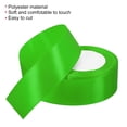 thumbnail image 3 of Unique Bargains 1.5 Inch Wide 24 Yards Satin Ribbon, Double Face Solid Crafts Roll for Party Home DIY Wrapping Decoration, Green, 3 of 6