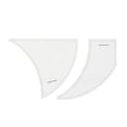 thumbnail image 1 of 2-Pack Twisted Templates, Acrylic Quilting Templates for Apprentices Diy Quilting Sewing Crafts Embroidery, 1 of 4