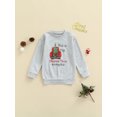 thumbnail image 2 of FAROOT Christmas Car  Letter Print Long Sleeve Round Neck Sweatshirt, 2 of 8