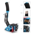 thumbnail image 4 of Langgg 14-Bit Aluminum Alloy PC Handbrake USB Handbrakes Clamp for Racing Games Blue, 4 of 7