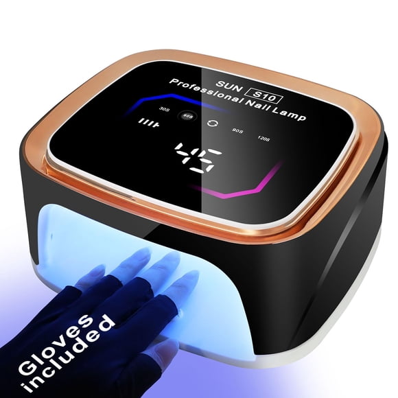 LimeGirl Lampe à Ongles Sans Fil pour Gel X, Lampe Professionnelle à DEL UV pour Durcir les Ongles pour Vernis Gel, Séchoir à Ongles Rapide avec 4 Minuteries et Capteur, Rechargeable