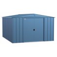 thumbnail image 1 of Arrow Classic 10 x 12 x 6 ft Blue Grey Steel Storage Shed, 1 of 8