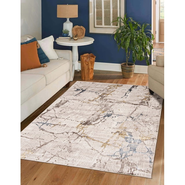 ECARPET Jane Contemporary/Modern Area Rug for Living Room, Bedroom, Dining Room, Entrance, Hallway and More.