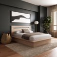 thumbnail image 1 of Nexera Malibu Platform Bed with Headboard, 1 of 8