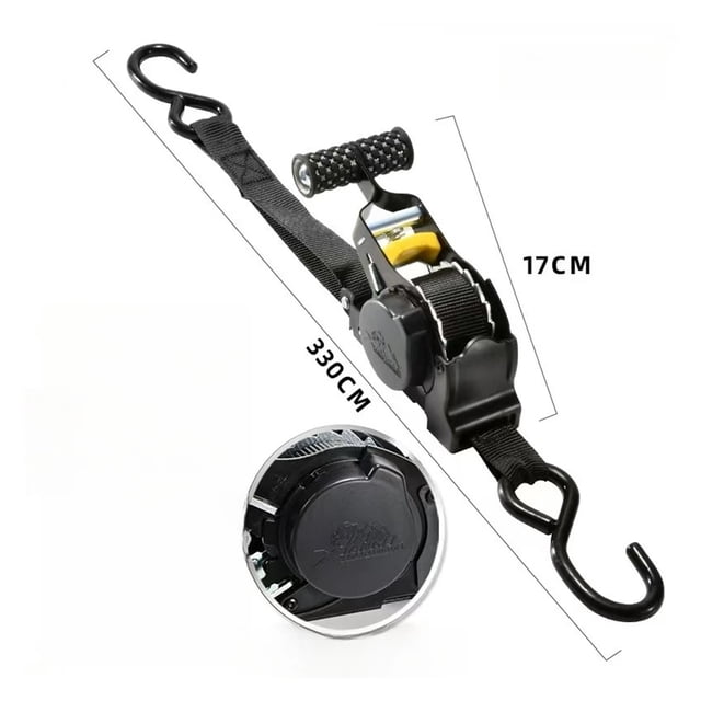 For Motorcycles Convenience Lugga Straps for Car Retractable Auto Ratchet Strap Automatic Shrink Bundle Tape Retractable Belts
