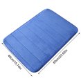 thumbnail image 3 of Boovnll Bathroom Rugs, Absorbent Thicken Non-Slip Backing Thick Velvet Floor Mat Kitchen Bathroom Foot Mat Solid Color Cotton Foot Mat 2Pc, Bath Mat, Bath Mats for Bathroom, 3 of 5
