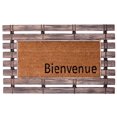 thumbnail image 1 of Bienvenue Rubber Fence With Coir Door Mat, 1 of 1