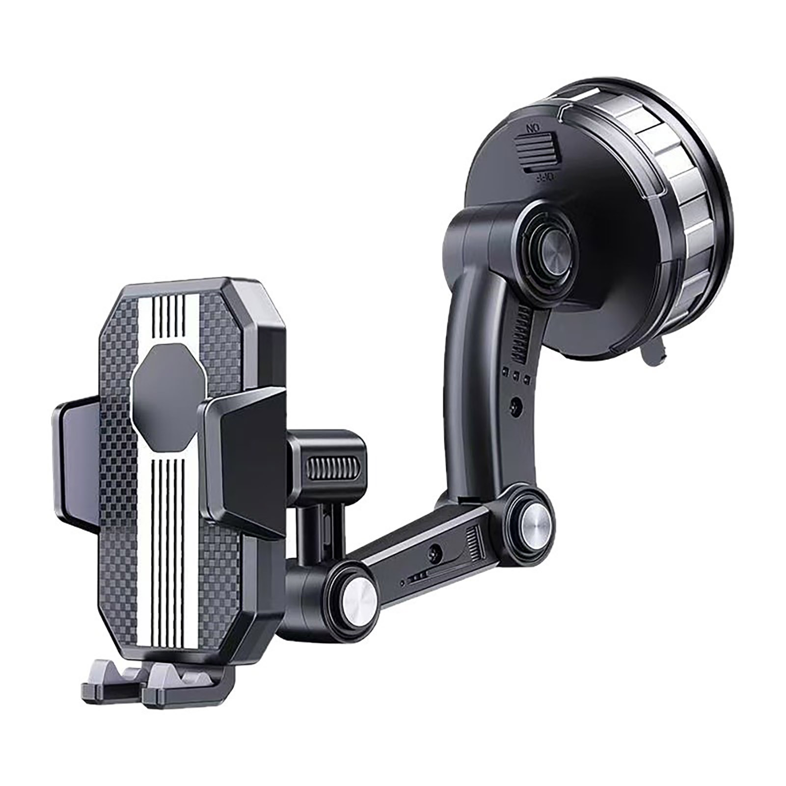 Vacuum Car Phone Holder Multi-Directional Suction Cup Universal Cell Phone Mount with Clip for Car Dashboard Windshield Vent