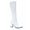 thumbnail image 1 of Bottes de Costume Gogo Blanches pour Femmes, 1 of 1