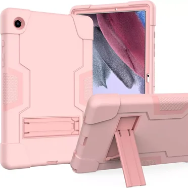 ase pour Samsung Galaxy Tab A11+ Plus / A9+ Plus Étui 11 Pouces avec Protecteur d'Écran et Béquille 3-en-1 Robuste Mince Léger Galaxy Tab A9 A11 Plus Housse de Tablette 11 Pouces - Rose