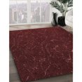 thumbnail image 3 of Ahgly Company Machine Washable Indoor Square Transitional Fire Brick Red Area Rugs, 3' Square, 3 of 7