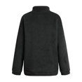 thumbnail image 5 of Yuyuzo Womens Fuzzy Fleece Sweatshirts Plus Size Half Zip Long Sleeve Oversized Pullover Tops, 5 of 5