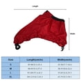 thumbnail image 4 of Housse Imperméable de Qualité Supérieure pour Kayak, Canot, Bateau, Jet de Pont, Jupe de Pont, Couverture de Cockpit, Rouge, 4 of 9