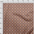 thumbnail image 3 of oneOone Georgette Viscose Brown Fabric Asian Traditional Block Sewing Craft Projects Fabric Prints By Yard 42 Inch Wide, 3 of 4