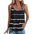 thumbnail image 1 of Plebaso Eyelet Tank Tops Womens Sleeveless Embroidery Tunic Print Summer Flowy Shirts for Beach Vacation, 1 of 6