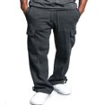 thumbnail image 1 of Men‘s Casual Gym Cargo Combat Straight Loose Jogger Sweat Track Pants, 1 of 4