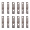 thumbnail image 1 of Picture Hanging Kit with Z Bar Clips for Home Silver Color 10pcs Includes 30pcs Screws, 1 of 9