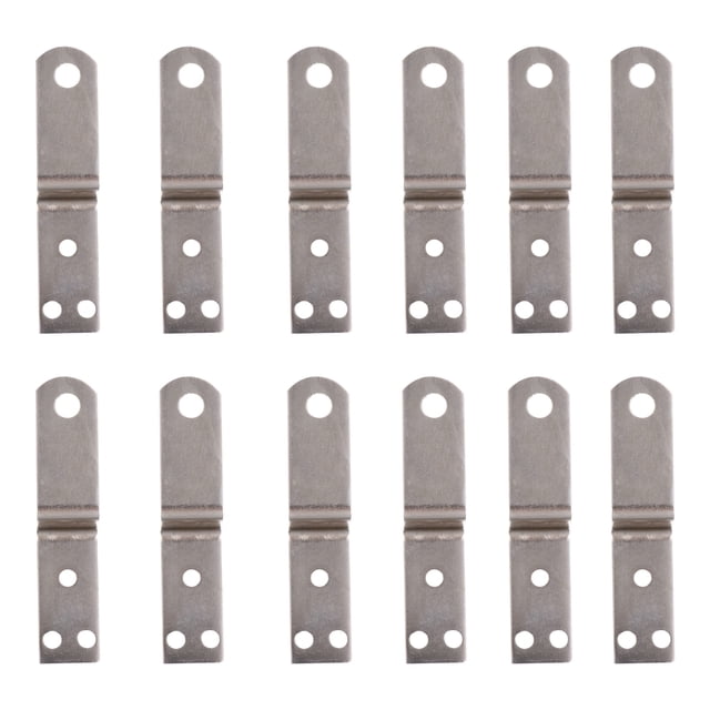 Picture Hanging Kit with Z Bar Clips for Home Silver Color 10pcs Includes 30pcs Screws