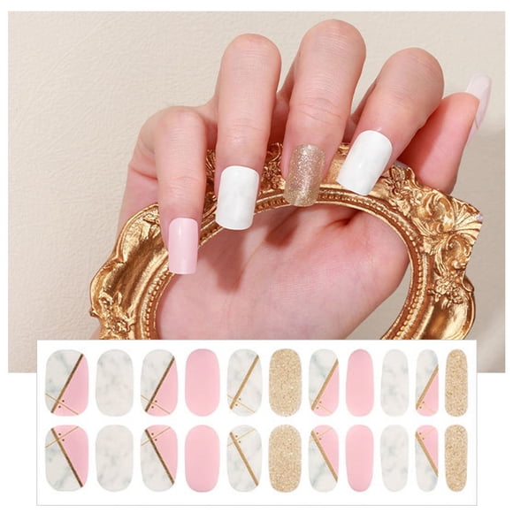 Color Street Nail Strips Fall Colors Nail Letters Nail Tape French Tip Nail Decals Star Stickers Large Nail Care Sticker Nail Polish Valentine's Day Nail Sticker