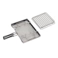 thumbnail image 5 of Grille-pain de Camping Portable, Grille-Pain Pliable en Acier Inoxydable 304 pour Cuisinière Extérieure pour la Randonnée, le Camping et les Pique-Niques (Design de Rangement Compact), 5 of 5