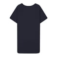 thumbnail image 3 of UPPADA Robe T-Shirt Décontractée d'Été pour Femme Grande Taille Sans Manches Évasée avec Poches Col Ras du Cou Plissée Robe Débardeur Coupe Ample Boho Robes de Plage Noires,TTTG, 3 of 5