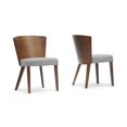 thumbnail image 1 of Baxton Studio Sparrow Chaise de Salle à Manger, Brun (Ensemble de 2), 1 of 3