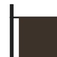thumbnail image 3 of vidaXL 1-Panel Room Divider Brown 175x180 cm, 3 of 4