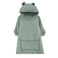 thumbnail image 1 of XZNGL 1/2 Sleeve Tops for Women Stitching Three-Dimensional Pocket Cute Design Pullover Sweatershirt Tops, 1 of 9