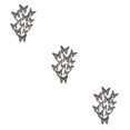 thumbnail image 3 of Transemion Glitter And Exquisite Stickers For Amazing Home Decor With Butterflies Various LK12 black 3Set, 3 of 6