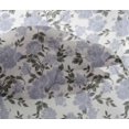 thumbnail image 4 of oneOone Viscose Chiffon Fabric Leaves & Floral Ikat Decor Fabric Printed BTY 42 Inch Wide, 4 of 4