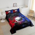 thumbnail image 4 of Erosebridal Baseball Bedding King Comforter Set,Sport Theme Down Comforter,Geometric Decor,Reversible, 4 of 7