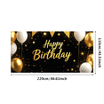thumbnail image 3 of Happy Birthday Balloon Confetti Banner Party Supplies Colorful Backdrop Birthday Decoration Photography Props Celebration Event Decor, 3 of 4