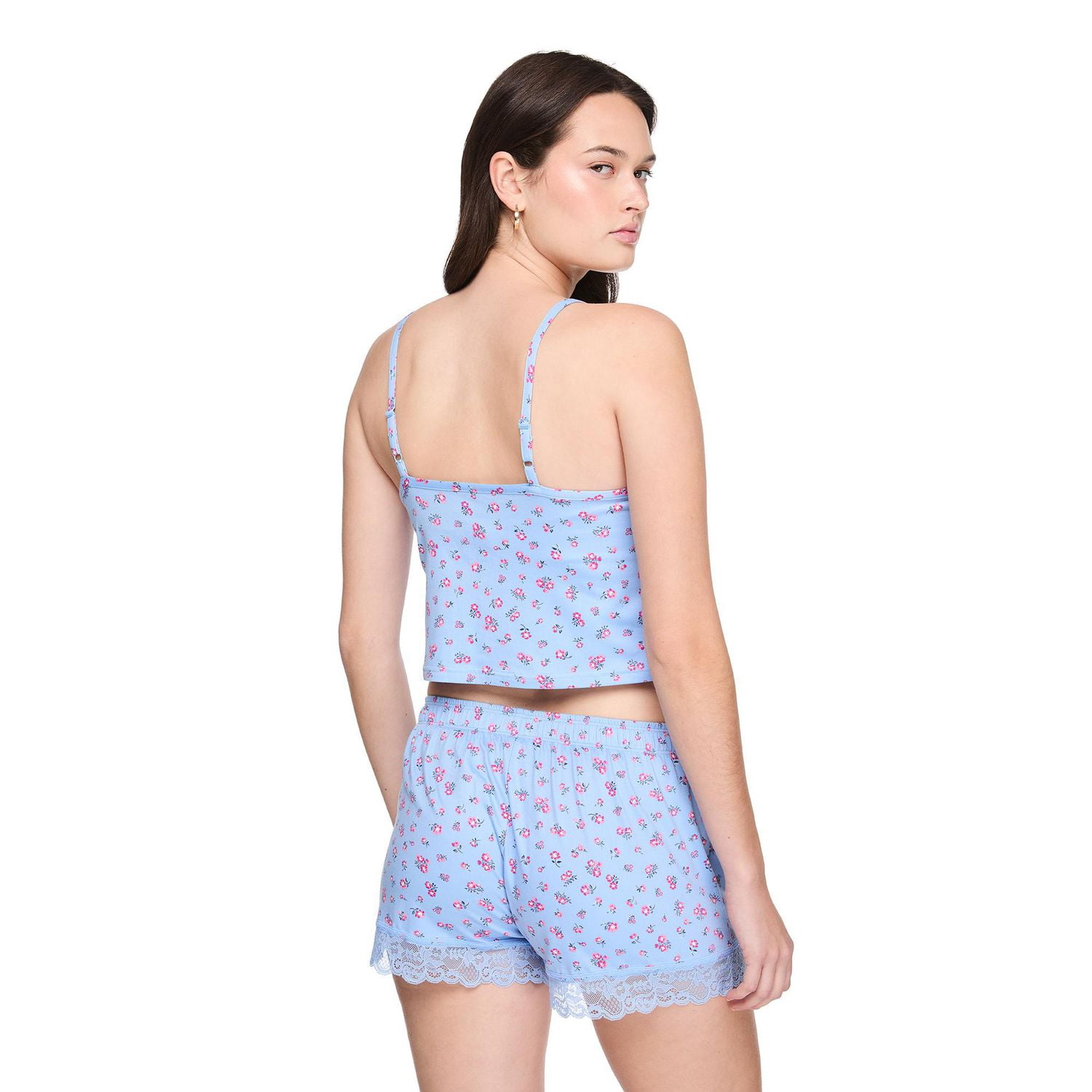 No Boundaries Women's Two Piece Pajama Set