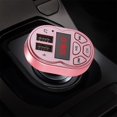 thumbnail image 4 of Chmadoxn Voiture MP3 Charge Rapide Intelligente Sans Perte Qualité Sonore Mains Libres Appel Multi-Fonction Lecture Diffusion Vocale Protection Intelligente Chargeurs de Batterie pour Voitures, 4 of 6