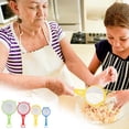 thumbnail image 1 of JASKFLY Flour Sifter 4-Piece Flour Sifter Set with Fine Mesh Strainer for Baking, Cooking & Powdered Sugar - Includes Handles,kitchen supplies|Plastic,Multicolor, 1 of 9