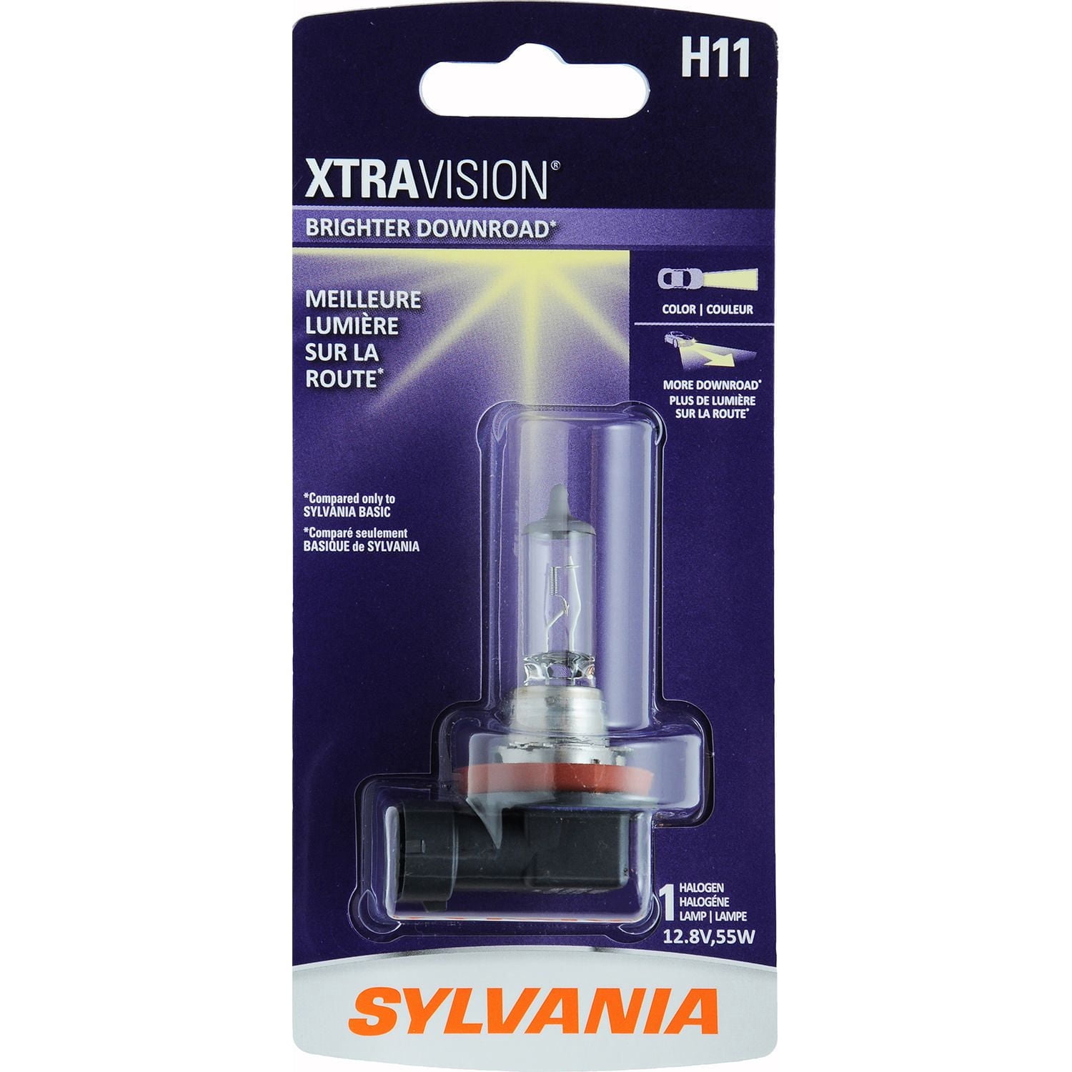 Phare halogène XtraVision H11 SYLVANIA