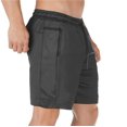 thumbnail image 4 of ohmzyzo Men's Athletic Running Shorts Workout Gym Short Quick Dry Lightweight Tennis Basketball with Zipper Pockets, 4 of 7