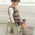 thumbnail image 4 of Leutsin Tall Plastic 1 Step Stool,Plastic Mini Stool for Home,Portable Single Level Step Ladder Foot Stool for Kitchen,Bathroom,Bedroom,and Garage, 4 of 8