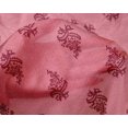 thumbnail image 4 of oneOone Silk Tabby Fabric Leaves & Floral Block Printed Craft Fabric BTY 42 Inch Wide, 4 of 4