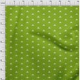 thumbnail image 3 of oneOone Georgette Viscose Green Fabric Triangle Geometric Crafts Projects Decor Fabric Printed By The Yards 42 Inches Wide, 3 of 4