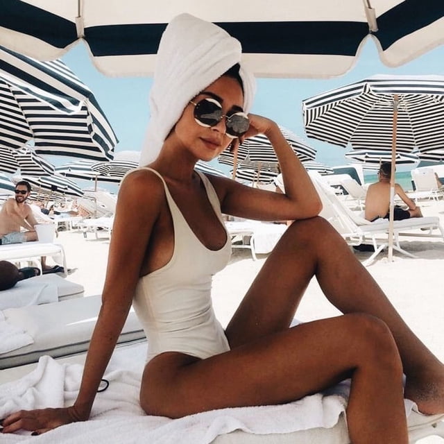 Black One Piece Swimsuits for Women Solid Color Black Swimsuit Bright Solid Color