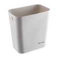 thumbnail image 2 of TopLLC Garbage Can, Trash Can, Kitchen Trash Can Rectangular Open Top Waste Bin Suitable For Home Bathroom Kitchen Bedroom Office Waste Bin Modern Design Plastic Waste Bin rubbish bin, 2 of 7