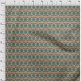 thumbnail image 3 of oneOone Polyester Lycra Fabric Floral & Paisley Block Print Fabric By Yard 56 Inch Wide, 3 of 4