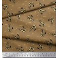 thumbnail image 3 of Soimoi Rayon Fabric Circle,Dot & Prawns Ocean Print Fabric by Yard 42 Inch Wide, 3 of 3
