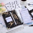 thumbnail image 3 of 1 Set Budget Planner Binder Money Saving Binder Financial Planner File Organizer A6, 3 of 6