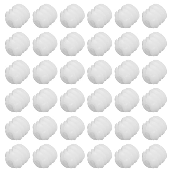 Hemoton 100pcs Hard Nylon Pre Inserted Nuts for Furniture Connectors High Strength Hardware Reliable and Secure Furniture Assembly