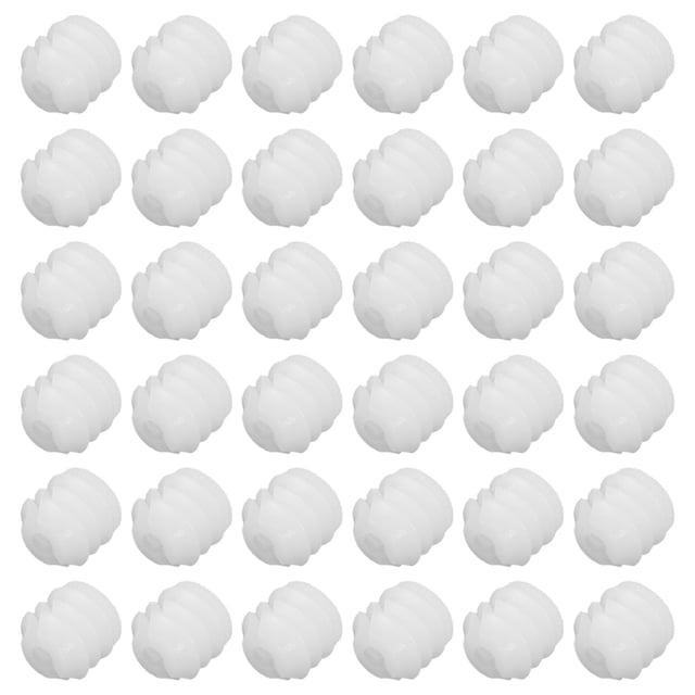 Hemoton 100pcs Hard Nylon Pre Inserted Nuts for Furniture Connectors High Strength Hardware Reliable and Secure Furniture Assembly