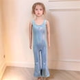 thumbnail image 2 of MIASHUI Girl's Jumpsuits Sequin Summer Sleeveless One Piece Sets Long Pants Rompers,Sky Blue,3-4 Years, 2 of 6