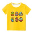 thumbnail image 1 of Chemises pour Filles Tout-Petits Enfants Garçons Filles Mignon Col Rond Imprimé Manches Courtes Haut, 1 of 1
